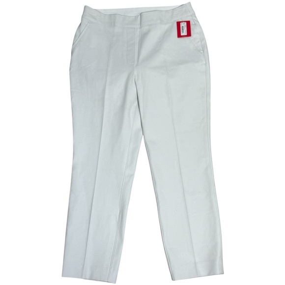 Spanx On-The-Go Slim Straight Pant Classic White Medium Petite 20372Q - Picture 3 of 8